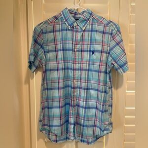 Boys Polo summer button down size 14